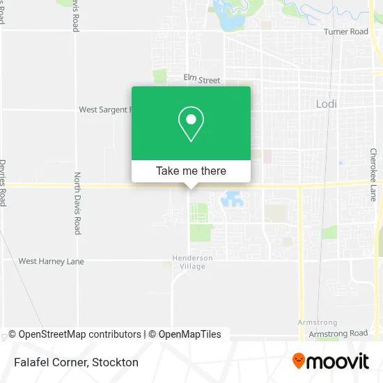 Falafel Corner map