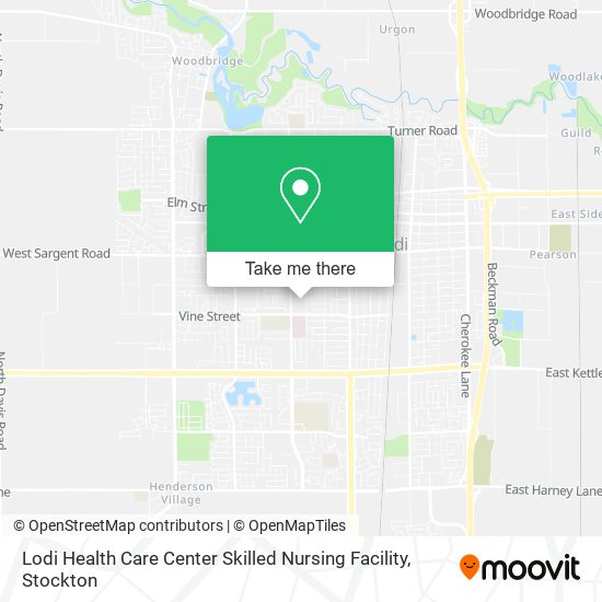 Lodi Health Care Center Skilled Nursing Facility map