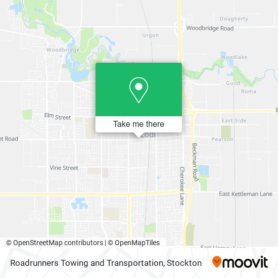 Roadrunners Towing and Transportation map