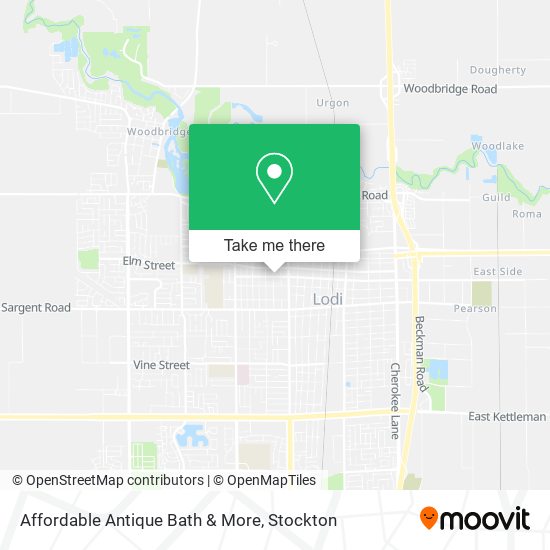 Affordable Antique Bath & More map