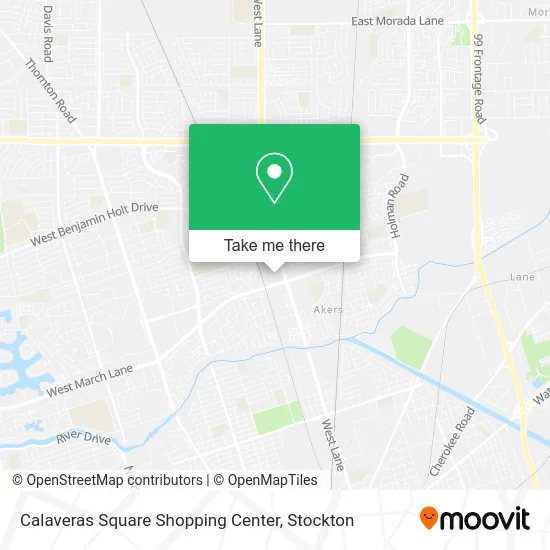 Calaveras Square Shopping Center map