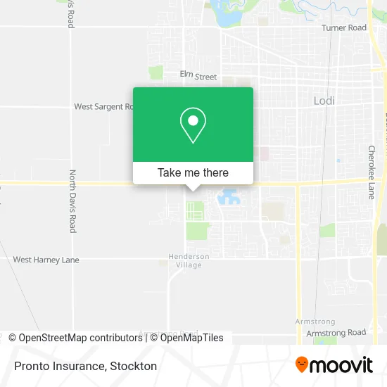 Pronto Insurance map