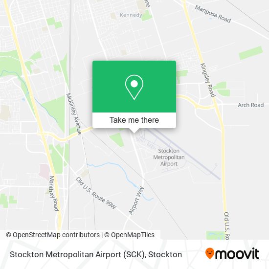 Stockton Metropolitan Airport (SCK) map