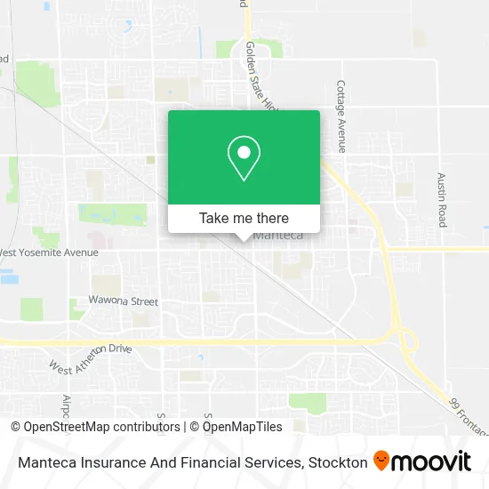 Manteca Insurance And Financial Services map