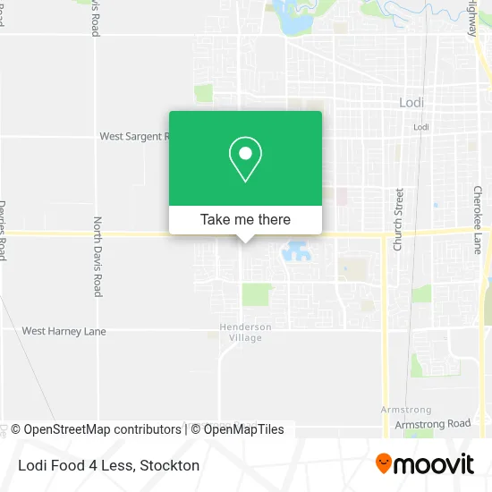 Lodi Food 4 Less map
