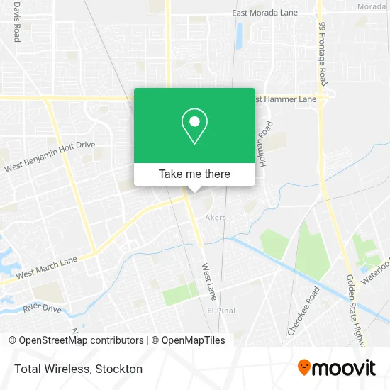 Total Wireless map