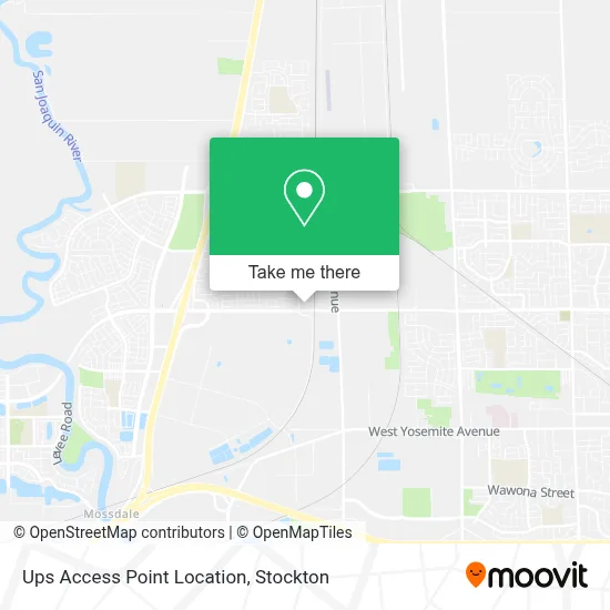 Ups Access Point Location map