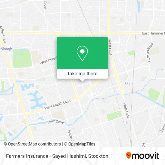 Farmers Insurance - Sayed Hashimi map