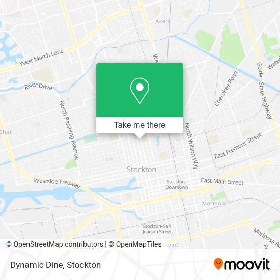 Dynamic Dine map