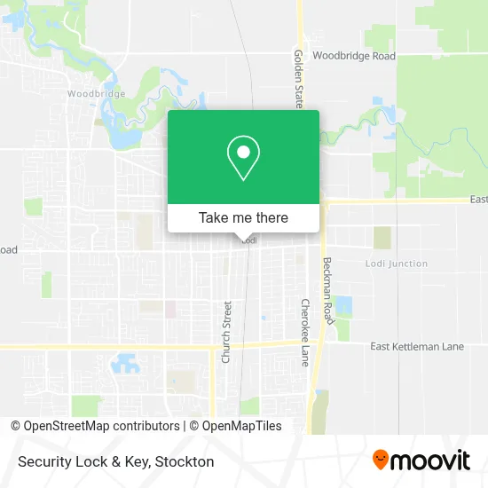Security Lock & Key map