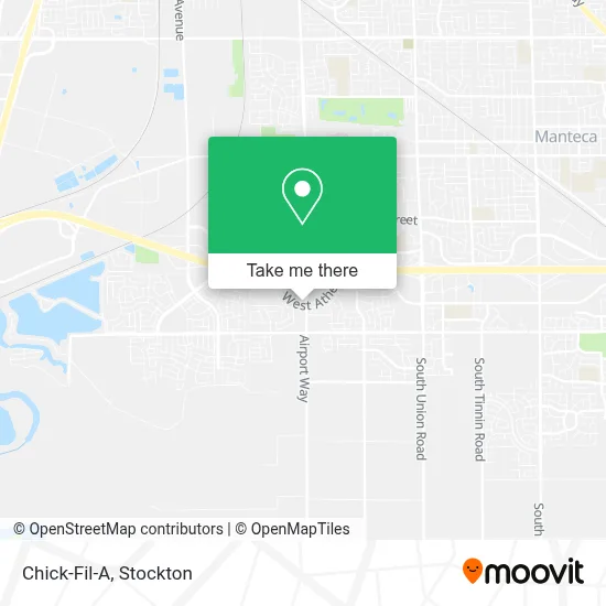 Chick-Fil-A map