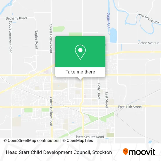 Head Start Child Development Council map