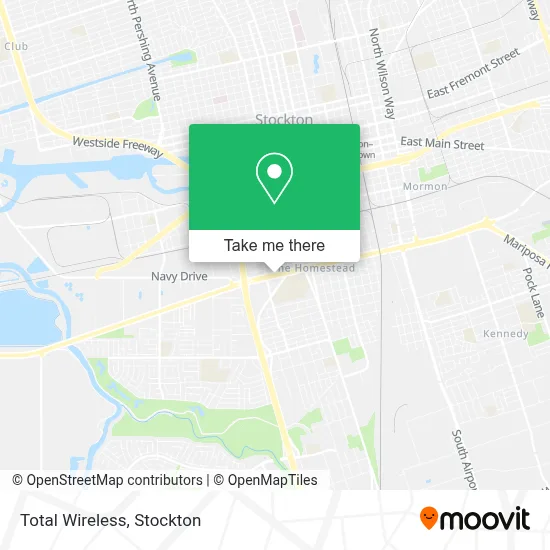 Total Wireless map