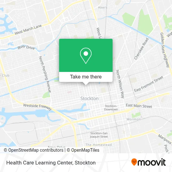 Health Care Learning Center map