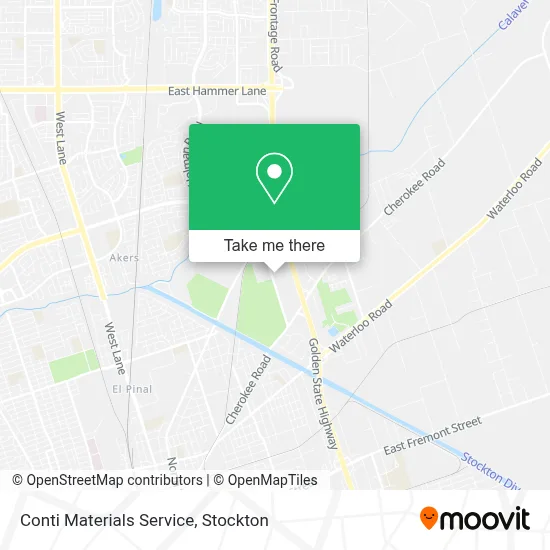 Conti Materials Service map