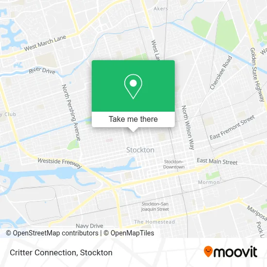 Critter Connection map