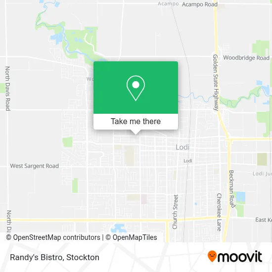Randy's Bistro map