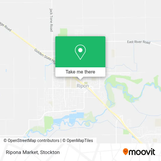Ripona Market map