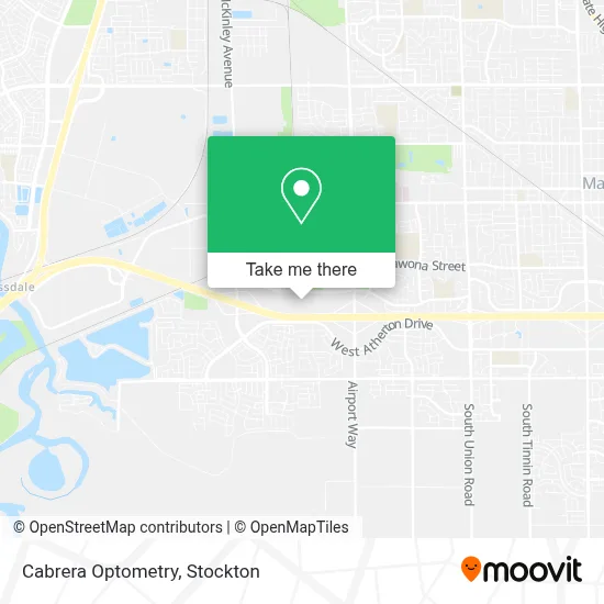 Cabrera Optometry map