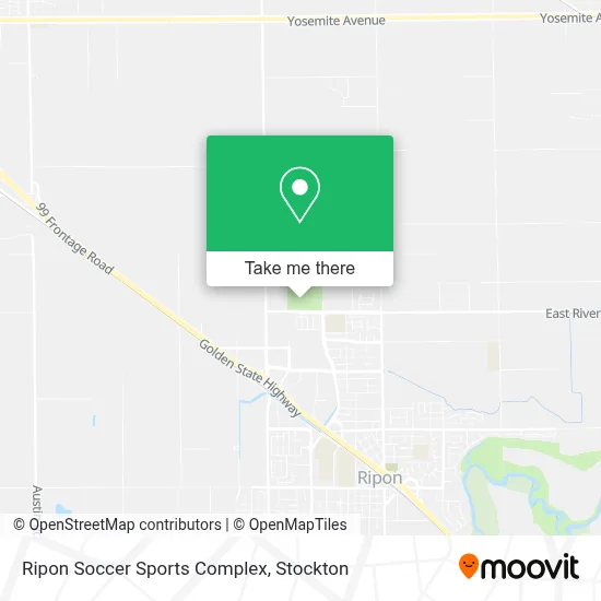 Ripon Soccer Sports Complex map