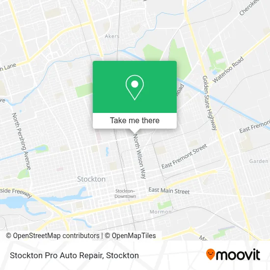 Stockton Pro Auto Repair map