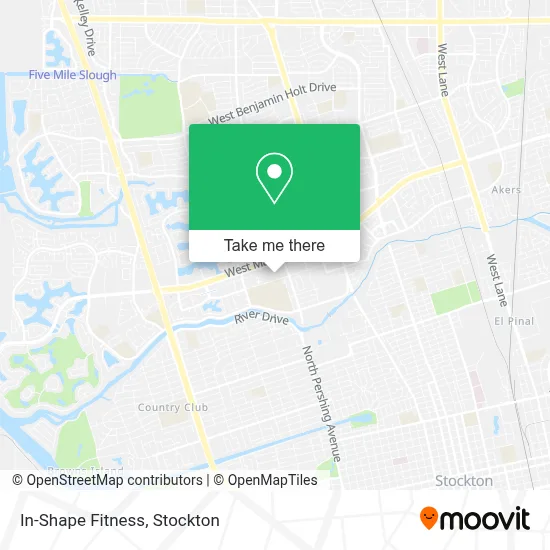 In-Shape Fitness map