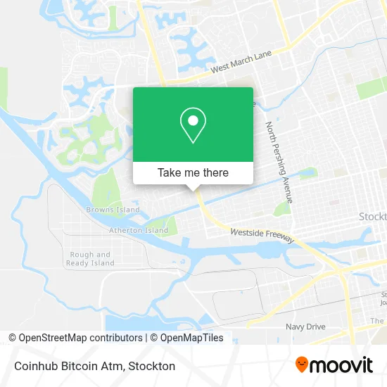 Coinhub Bitcoin Atm map