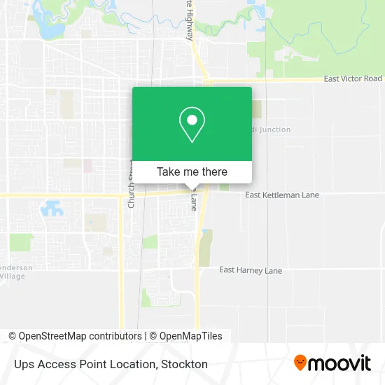 Ups Access Point Location map
