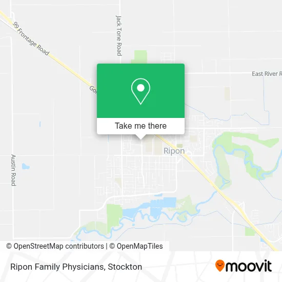 Ripon Family Physicians map