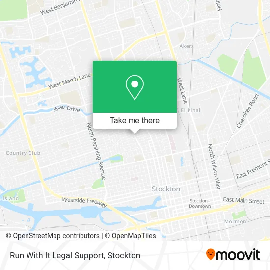 Run With It Legal Support map