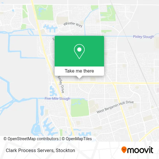 Clark Process Servers map