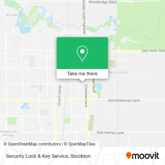 Security Lock & Key Service map