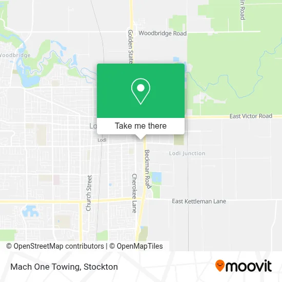 Mach One Towing map