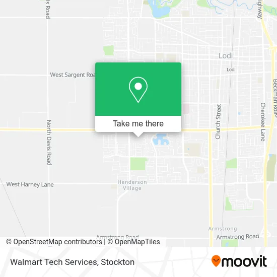 Walmart Tech Services map