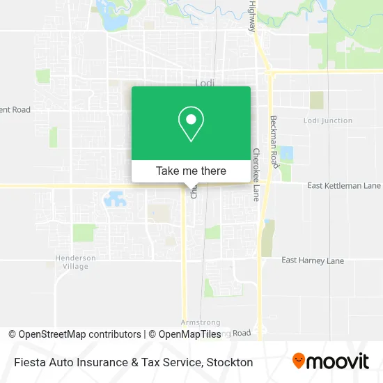 Fiesta Auto Insurance & Tax Service map