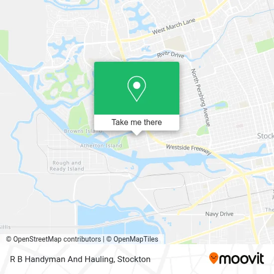 R B Handyman And Hauling map