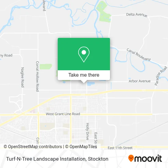Turf-N-Tree Landscape Installation map