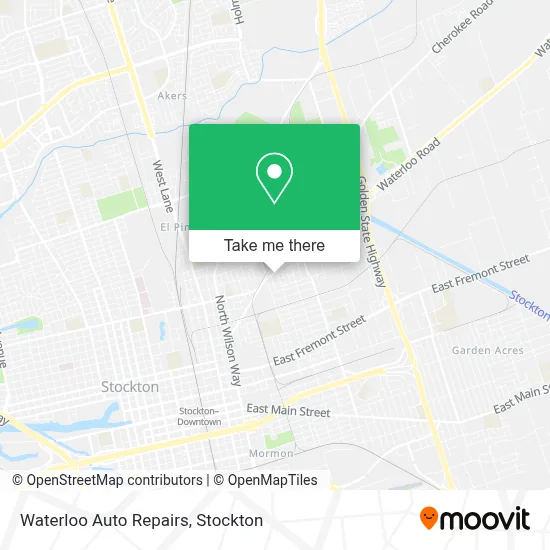 Waterloo Auto Repairs map