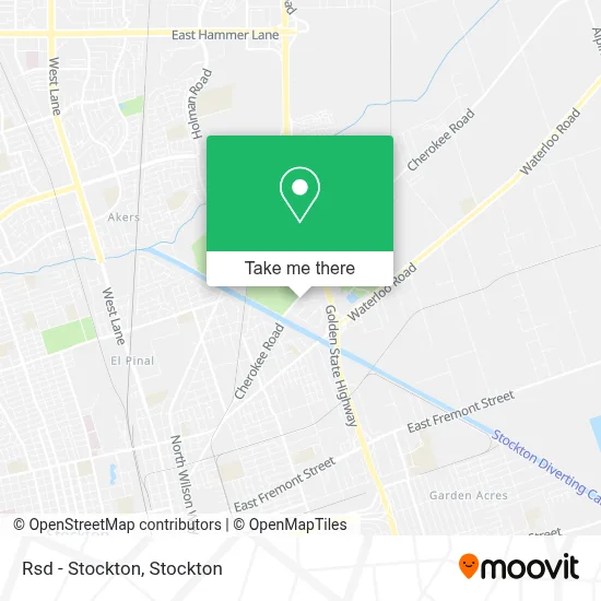 Rsd - Stockton map