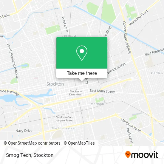 Smog Tech map