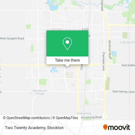 Two Twenty Academy map