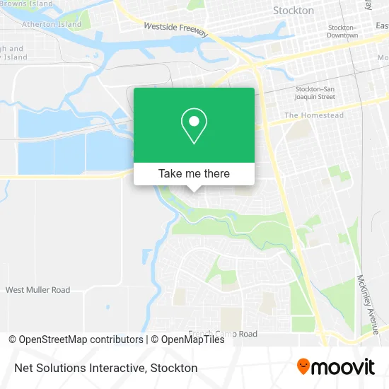 Net Solutions Interactive map