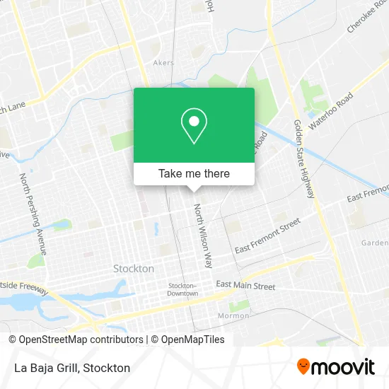 La Baja Grill map