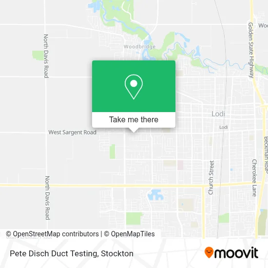 Pete Disch Duct Testing map
