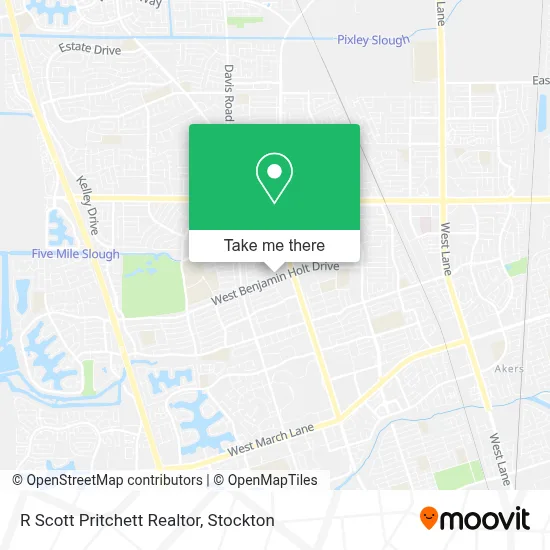 R Scott Pritchett Realtor map