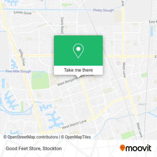 Good Feet Store map