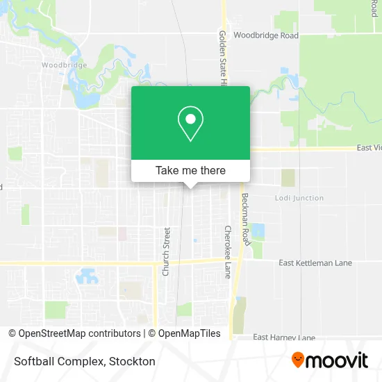 Softball Complex map