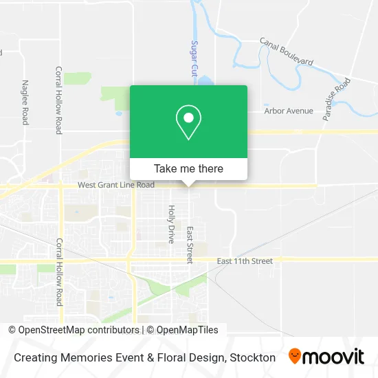 Creating Memories Event & Floral Design map