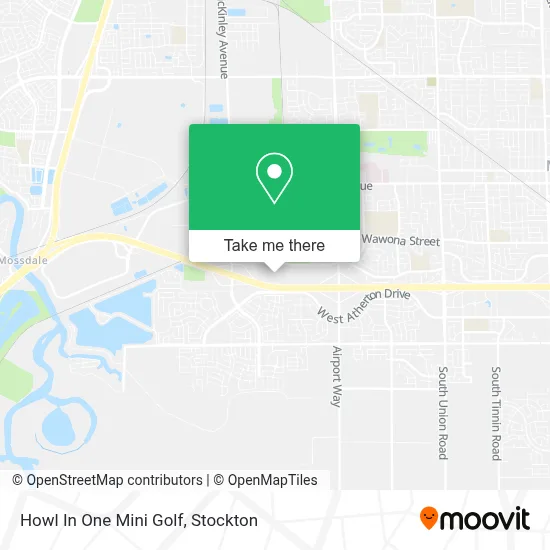 Howl In One Mini Golf map