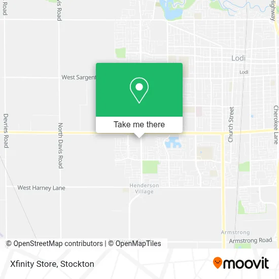 Xfinity Store map
